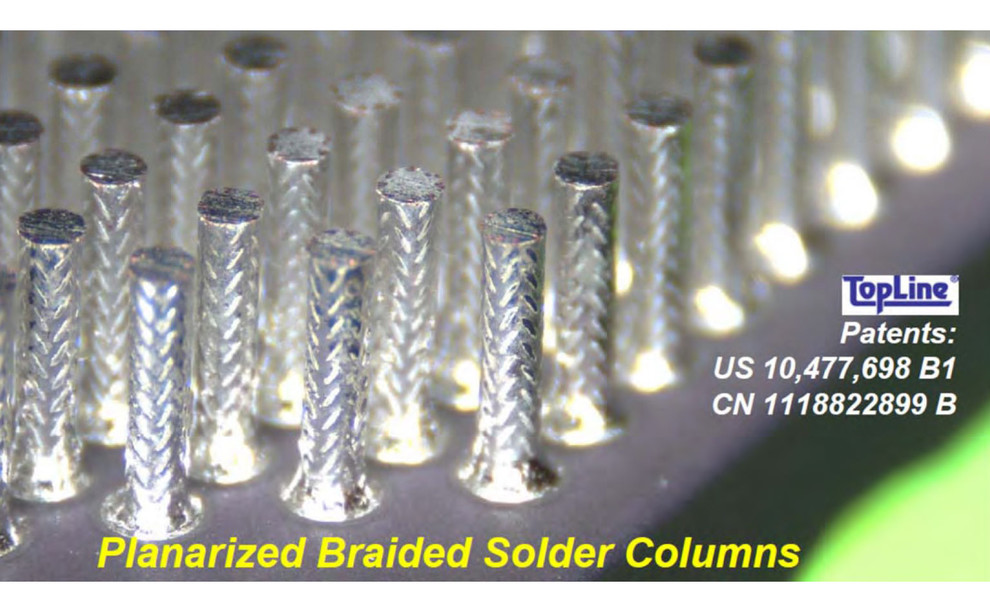 Next Generation Braided Solder Columns